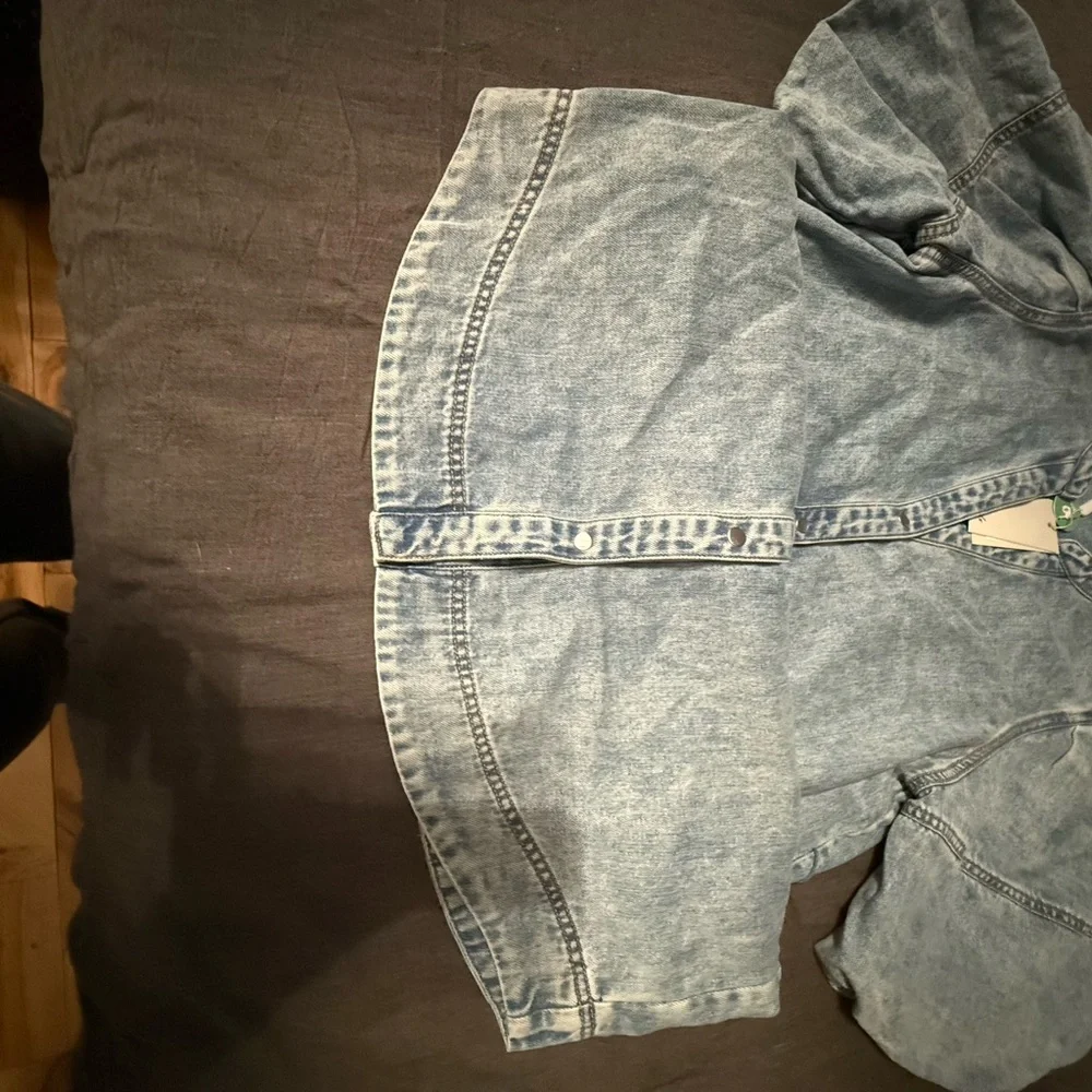 Denim Button-Up Dress - Picture 3 of 4